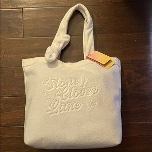Stoney Clover Lane Cream Tote Bag